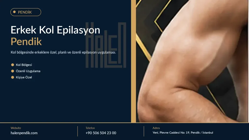 Erkek Kol Epilasyon Pendik